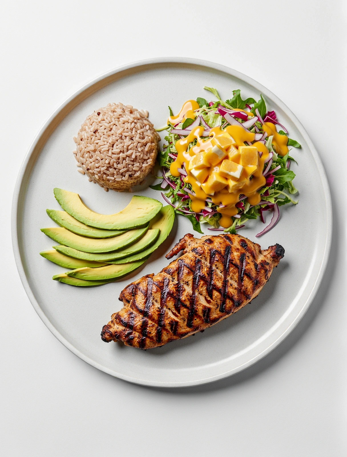 Alimentación balanceada con ingredientes locales